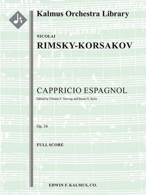 CAPRICCIO ESPAGNOL OP 34 ORCHESTRA FULL SCORE ED NIEWEG