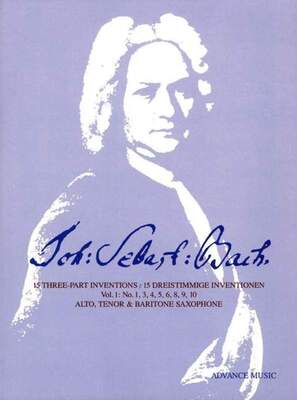 15 THREE PART INVENTIONS VOL 1 ATB SAX TRIO
