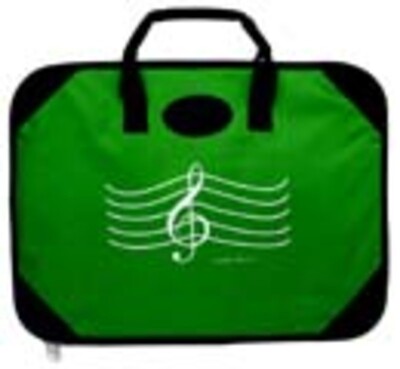 BRIEFCASE G CLEF GREEN
