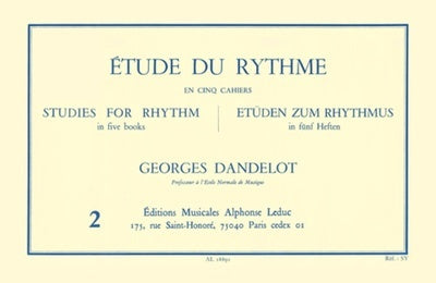 DANDELOT - ETUDE DU RYTHME VOL 2