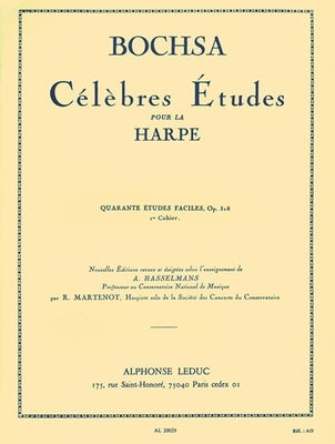 BOCHSA - 40 ETUDES FACILES OP 318 VOL 1 HARP