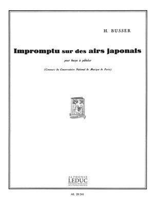 BUSSER - IMPROMPTU SUR DES AIRES JAPONAIS HARP