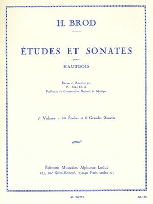 BROD - ETUDES AND SONATAS VOL 2 OBOE