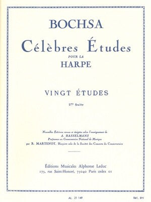 BOCHSA - 20 ETUDES VOL 2 FOR HARP
