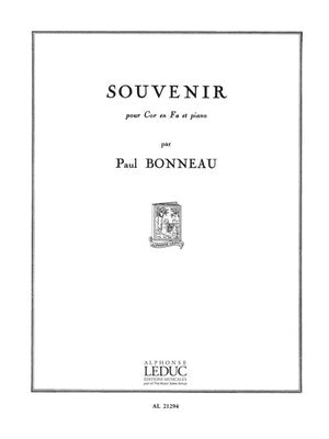 BONNEAU - SOUVENIR FOR FRENCH HORN/PIANO