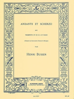ANDANTE & SCHERZO OP 44 TRUMPET/PIANO