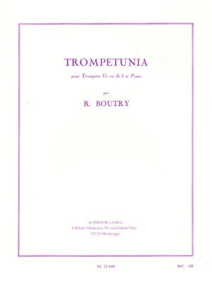 BOUTRY - TRUMPETUNIA TRUMPET/PIANO