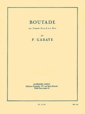 BOUTADE TPT/PIANO