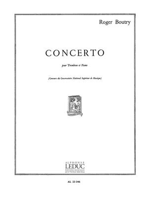 BOUTRY - CONCERTO FOR TROMBONE/PIANO