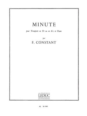 CONSTANT - MINUTE FOR TRUMPET/PIANO
