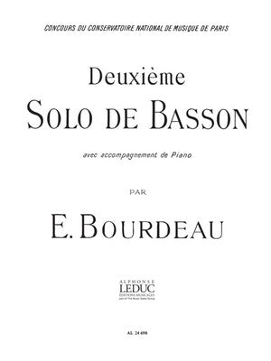 BOURDEAU - SOLO NO 2 FOR BASSOON/PIANO