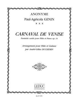 CARNAVAL DE VENISE OP 14 FLUTE/GUITAR