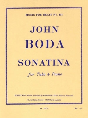 BODA - SONATINA FOR TUBA/PIANO
