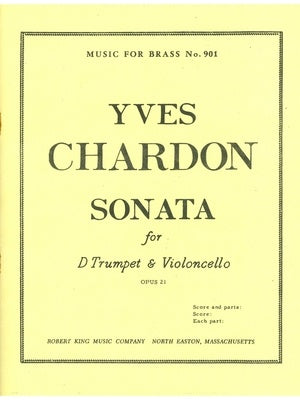 CHARDON - SONATA FOR D TRUMPET AND CELLO OP 21