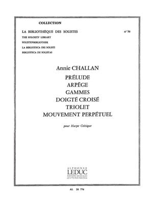 CHALLAN - THE SOLOISTS LIBRARY NO 56 FOR HARP