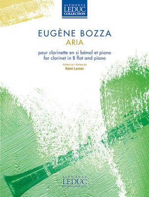 BOZZA - ARIA FOR CLARINET/PIANO