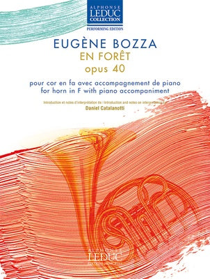 BOZZA - EN FORET OP 40 FOR FRENCH HORN/PIANO