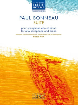 BONNEAU - SUITE FOR ALTO SAX/PIANO