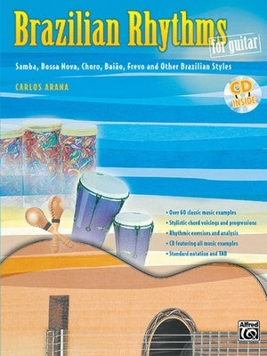 BRAZILIAN RHYTHMS FOR GUITAR BK/CD