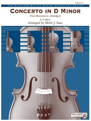 CONCERTO IN D MINOR 1ST MVT ABRIDGED SO3 SC/PTS