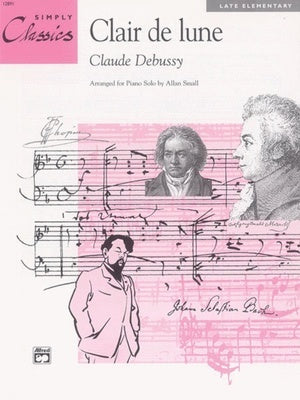 CLAIR DE LUNE EASY PIANO ARR SMALL