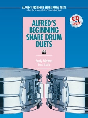 ALFREDS BEGINNING SNARE DRUM DUETS BK/CD