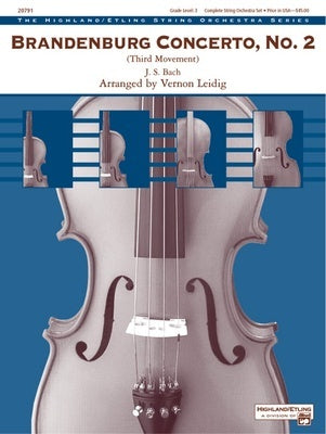 BRANDENBURG CONCERTO NO 2 (3RD MVT) STRING ORCH SO3 SC/PTS