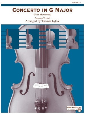 CONCERTO IN G MAJOR FOR STRING ORCHESTRA SO3.5 SCORE