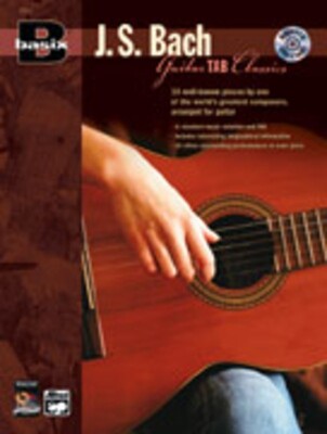 BASIX JS BACH GUITAR TAB CLASSICS BK/OLA