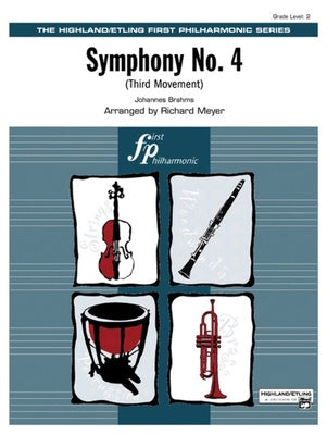 BRAHMS - SYMPHONY NO 4 3RD MVT FO2 SC/PTS