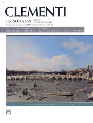 CLEMENTI - 6 SONATAS OP 4 (OP 37 & 38) FOR PIANO