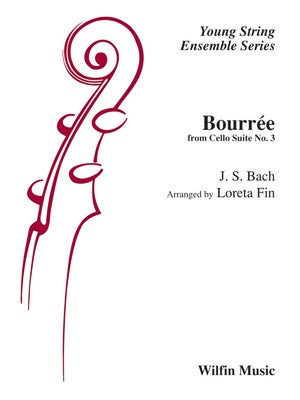 BOURREE (FROM CELLO SUITE NO 3) STRING ORCHESTRA SO2 SCORE