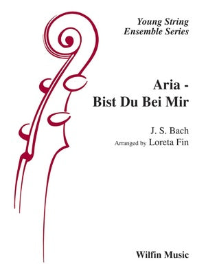 ARIA BIST DU BEI MIR FOR STRING ORCHESTRA SO3-3.5 SCORE