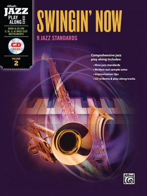 ALFRED JAZZ PLAYALONG 2 SWINGIN NOW C BB EB BC INS