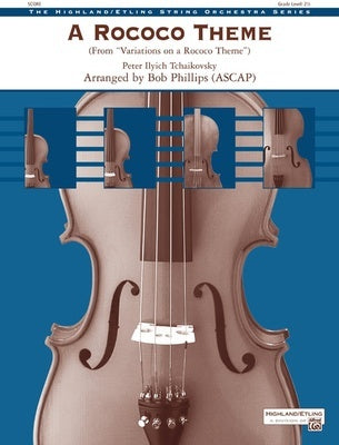 A ROCOCO THEME FOR STRING ORCHESTRA SO2.5 SC/PTS