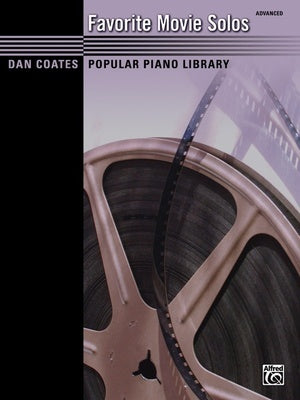 DAN COATES POPULAR PIANO LIBRARY FAVORITE MOVIE SOLOS