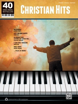 CHRISTIAN HITS 40 SHEET MUSIC BESTSELLERS PVG