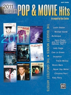 2011 GREATEST POP & MOVIE HITS EASY PIANO EP