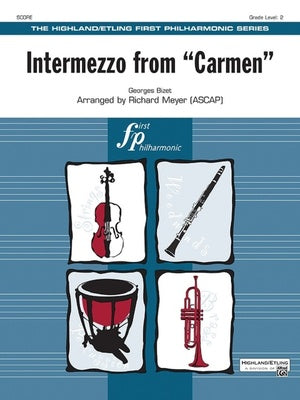 BIZET - INTERMEZZO FROM CARMEN FO2 SC/PTS