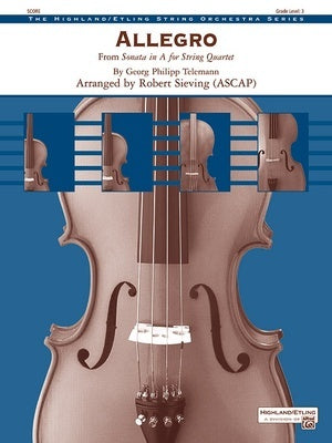 ALLEGRO (FROM SONATA IN A) STRING ORCHESTRA SO3 FULL SCORE