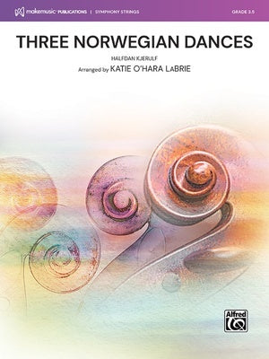 3 NORWEGIAN DANCES FOR STRING ORCHESTRA SO3.5 SC/PTS