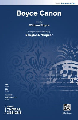BOYCE CANON SAB/PIANO