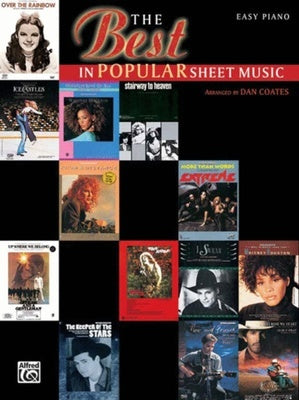 BEST IN POPULAR SHEET MUSIC EASY PIANO ARR COATE