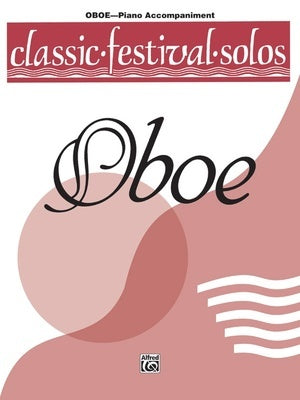 CLASSIC FESTIVAL SOLOS OBOE VOL 1 PIANO ACCOMPANIMENT