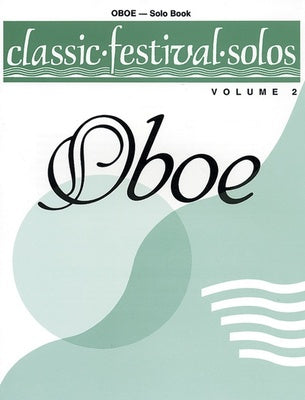 CLASSIC FESTIVAL SOLOS OBOE VOL 2 SOLO BOOK