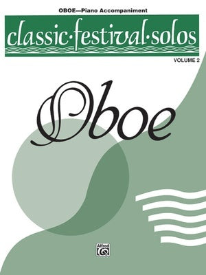 CLASSIC FESTIVAL SOLOS OBOE VOL 2 PIANO ACCOMPANIMENT