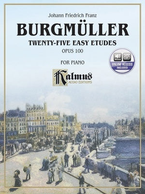 BURGMULLER - 25 EASY ETUDES OP 100 FOR PIANO BK/OLA