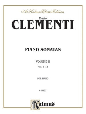 CLEMENTI - PIANO SONATAS VOL 2 NOS 8-12