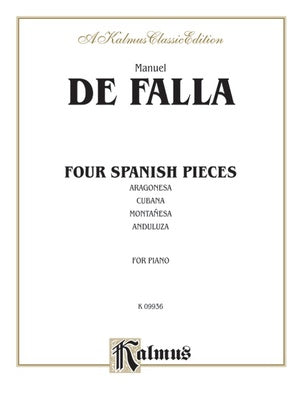 DE FALLA - 4 SPANISH PIECES FOR PIANO