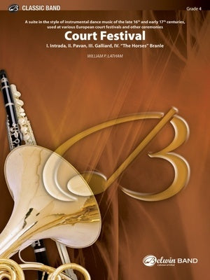 COURT FESTIVAL (SUITE FOR CONCERT BAND) CB3 SC/PTS